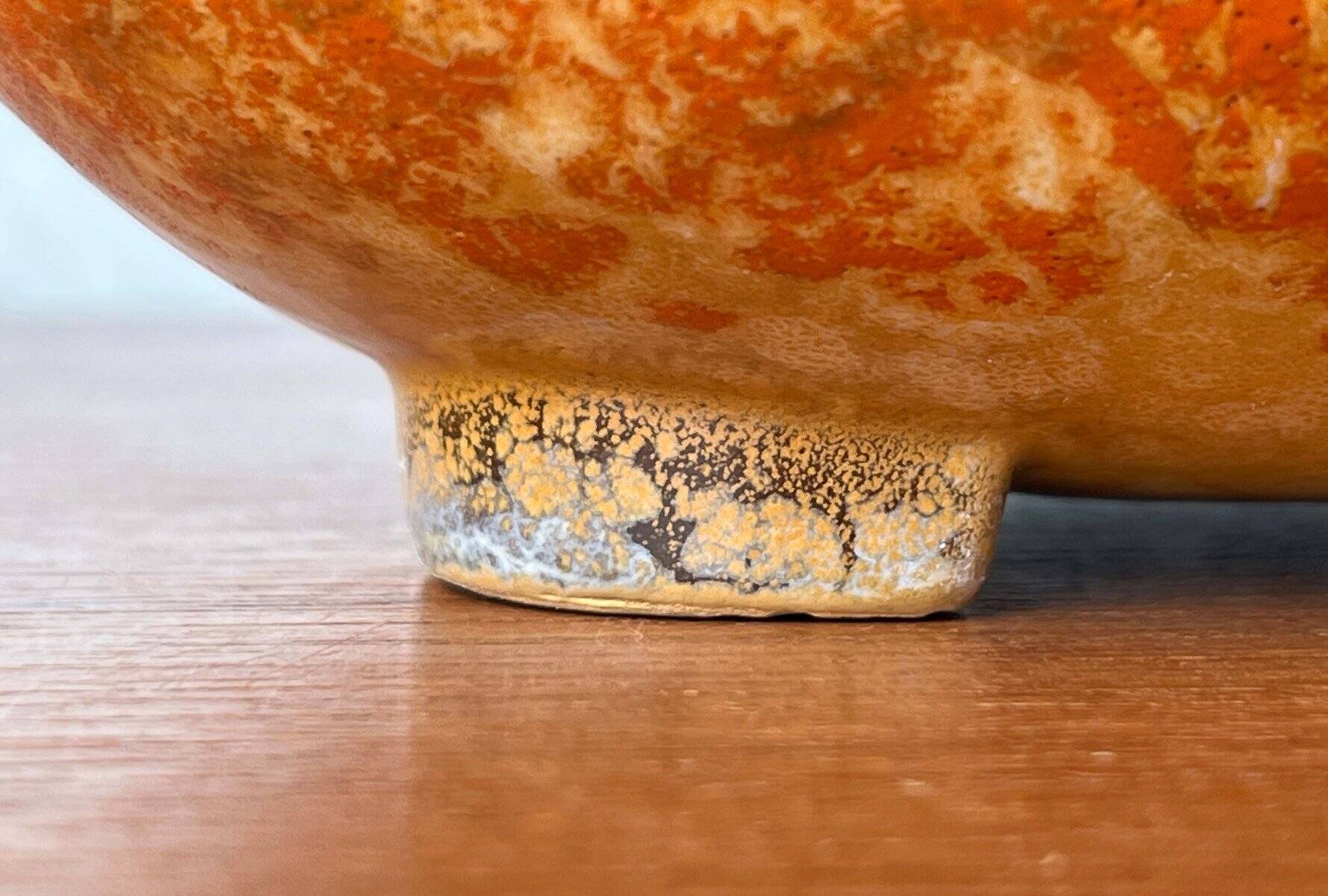 German Art Deco ceramic bowl with lid from Carstens Pottery.