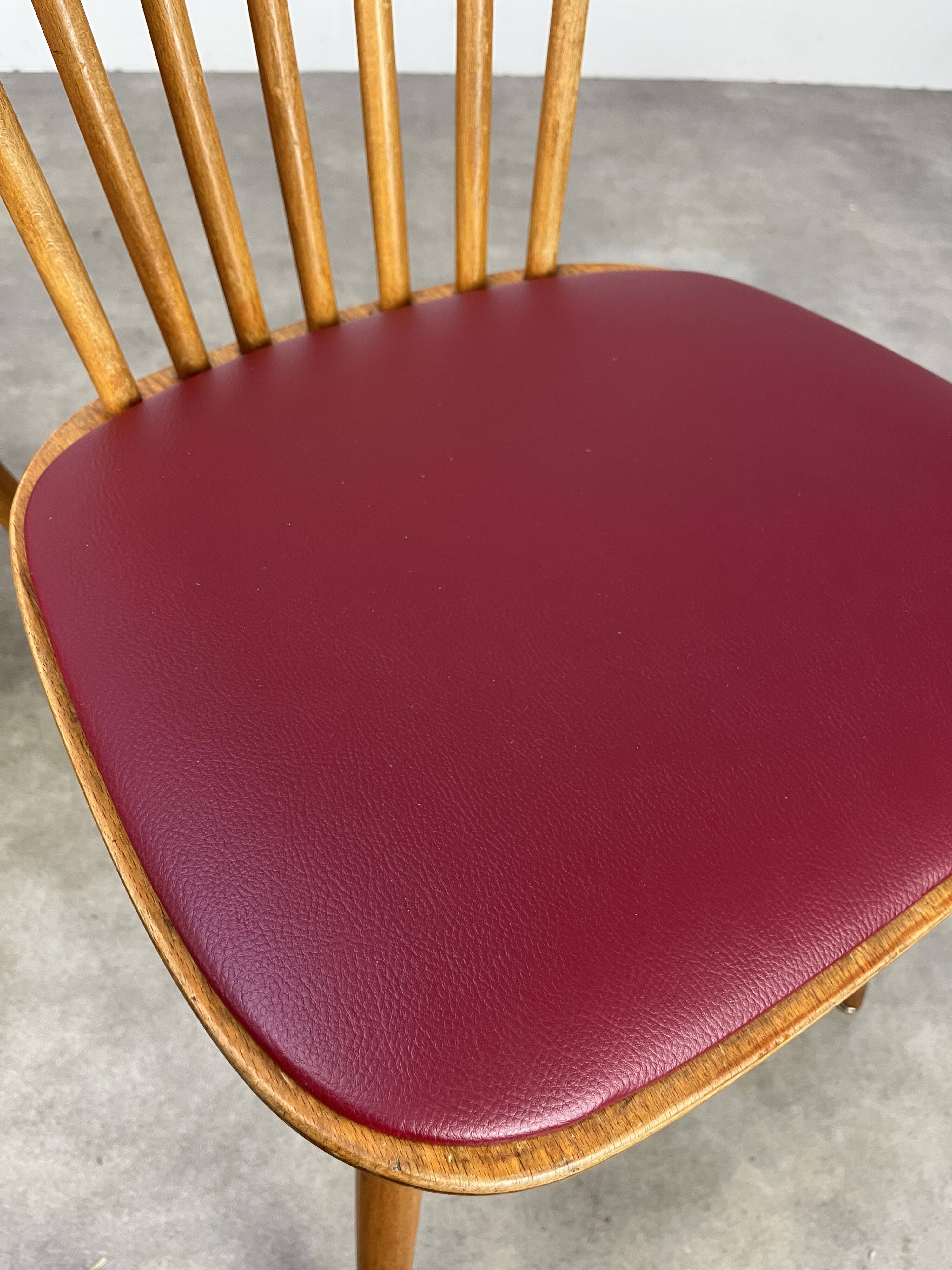 Pair of Baumann Menuet chairs from the 60s