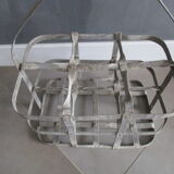 Antique metal bottle holder