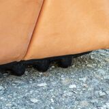 Divano Bonheur in pelle di Titina Ammannati e Giampiero Vitelli per Brunati, anni '70