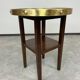 Secession coffee table with a brass top
