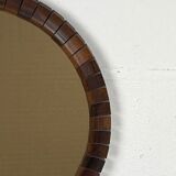 Mid-Century Danish Teak & Rosewood Mirror, 1960s