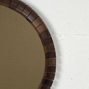 Mid-Century Danish Teak & Rosewood Mirror, 1960s