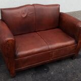 Leather bench style mustache