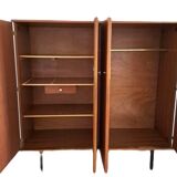 Scandinavian vintage teak cabinet, teak cabinet from the 60s, 70s