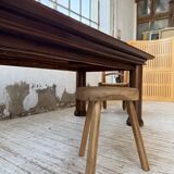 Dudouyt oak dining table 1940