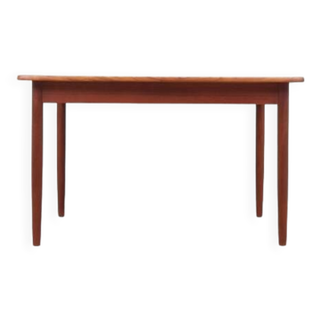 Table en teck, design danois, années 60, fabriquée au Danemark