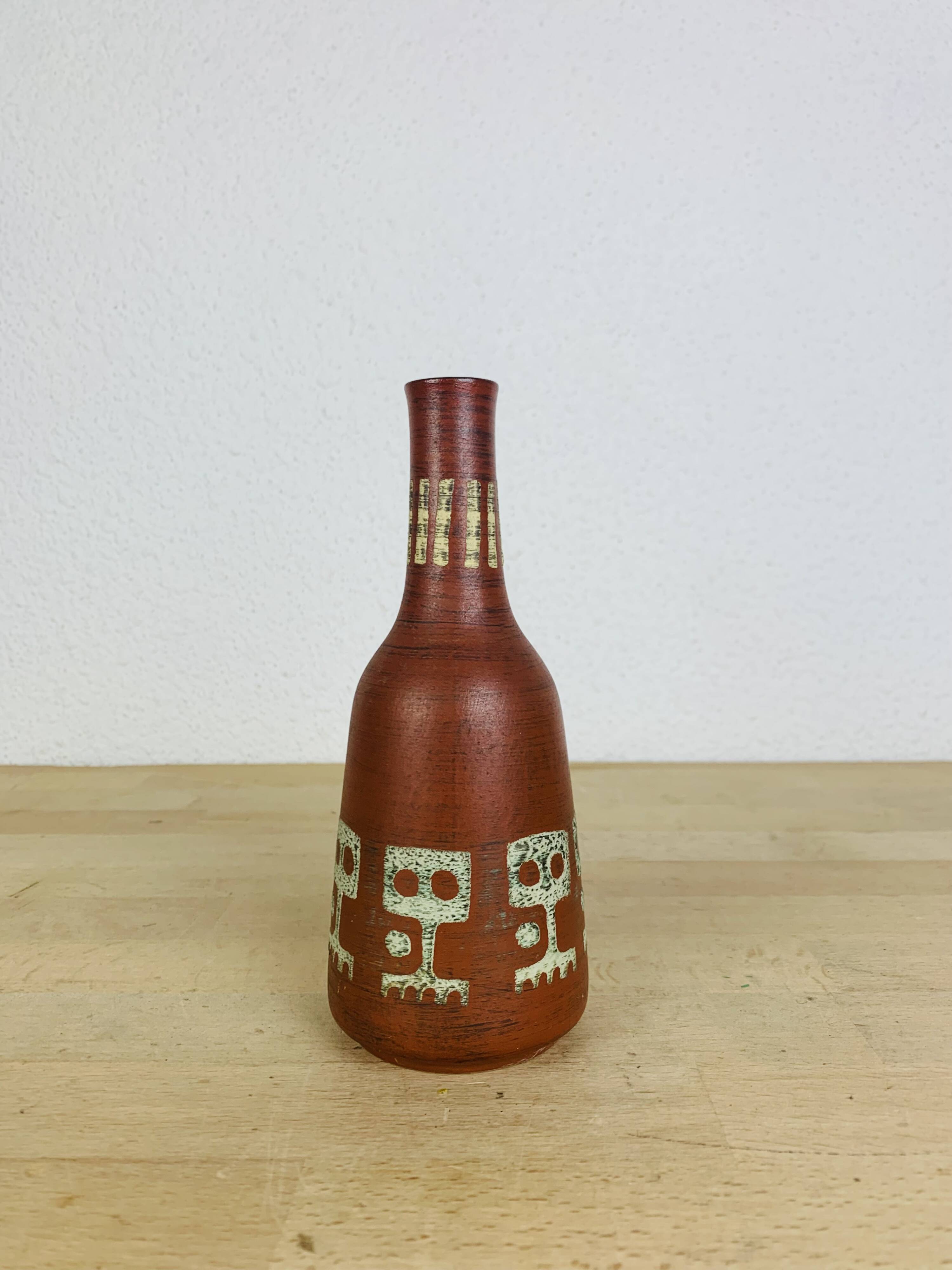 West Germany ceramic soliflore vase, 1960s