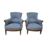 Pair of armchairs Toad Napoleon III