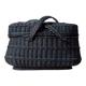 Bresse woven & blackened wicker basket, early 20th century