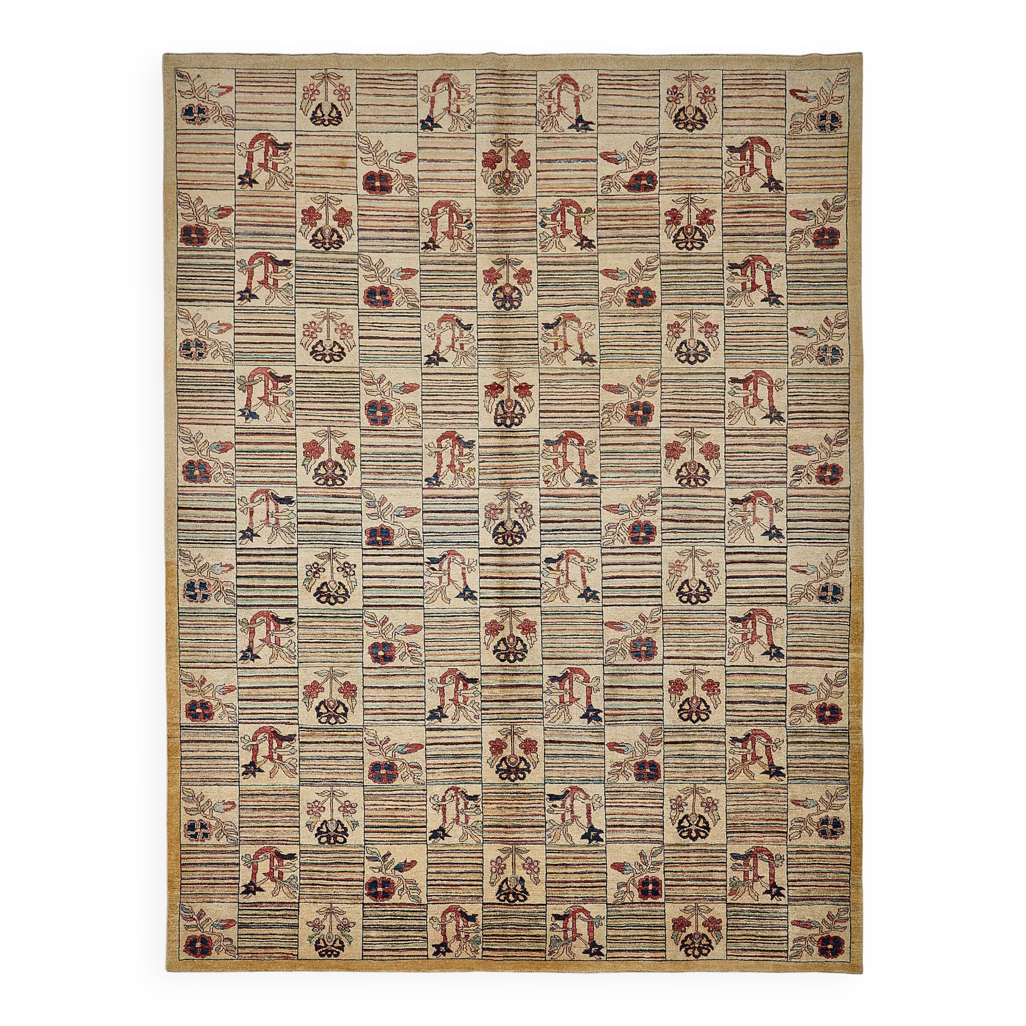 Turkish Handknotted Wool Oushak Rug 267 cm x 353 cm