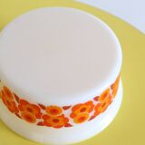 Lotus arcopal salad bowl, vintage