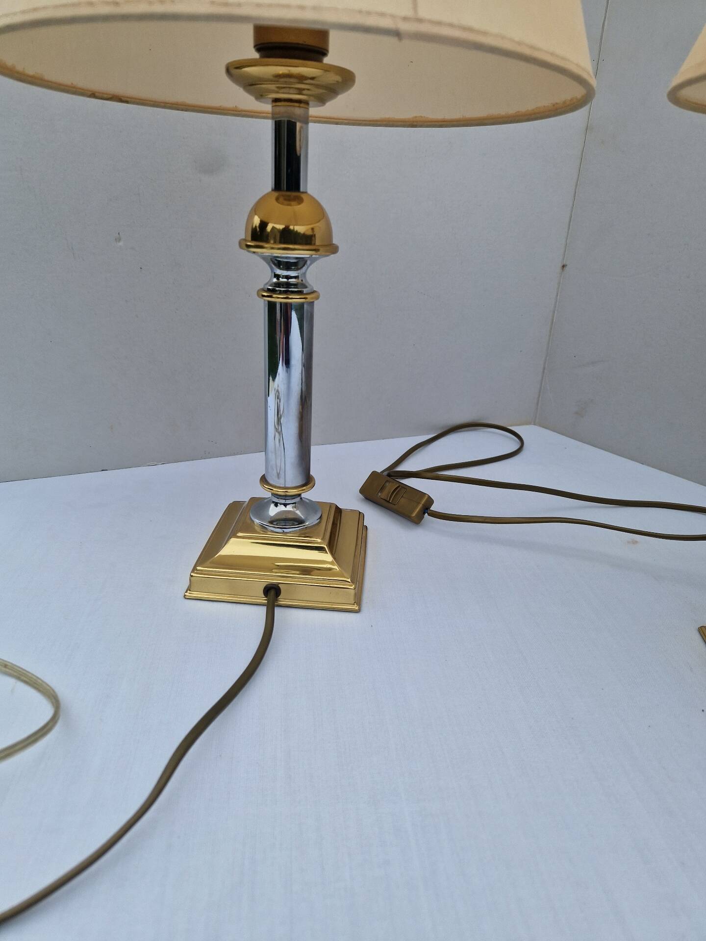 Lot De 2 Lampes Style Hollywoode Regency Marque Je Fassung