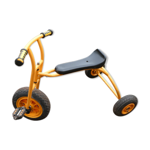 Tricycle d'école vintage - orange
