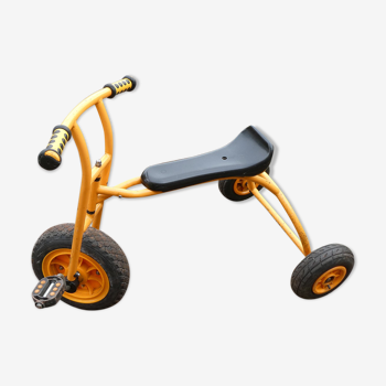 Orange vintage school tricycle