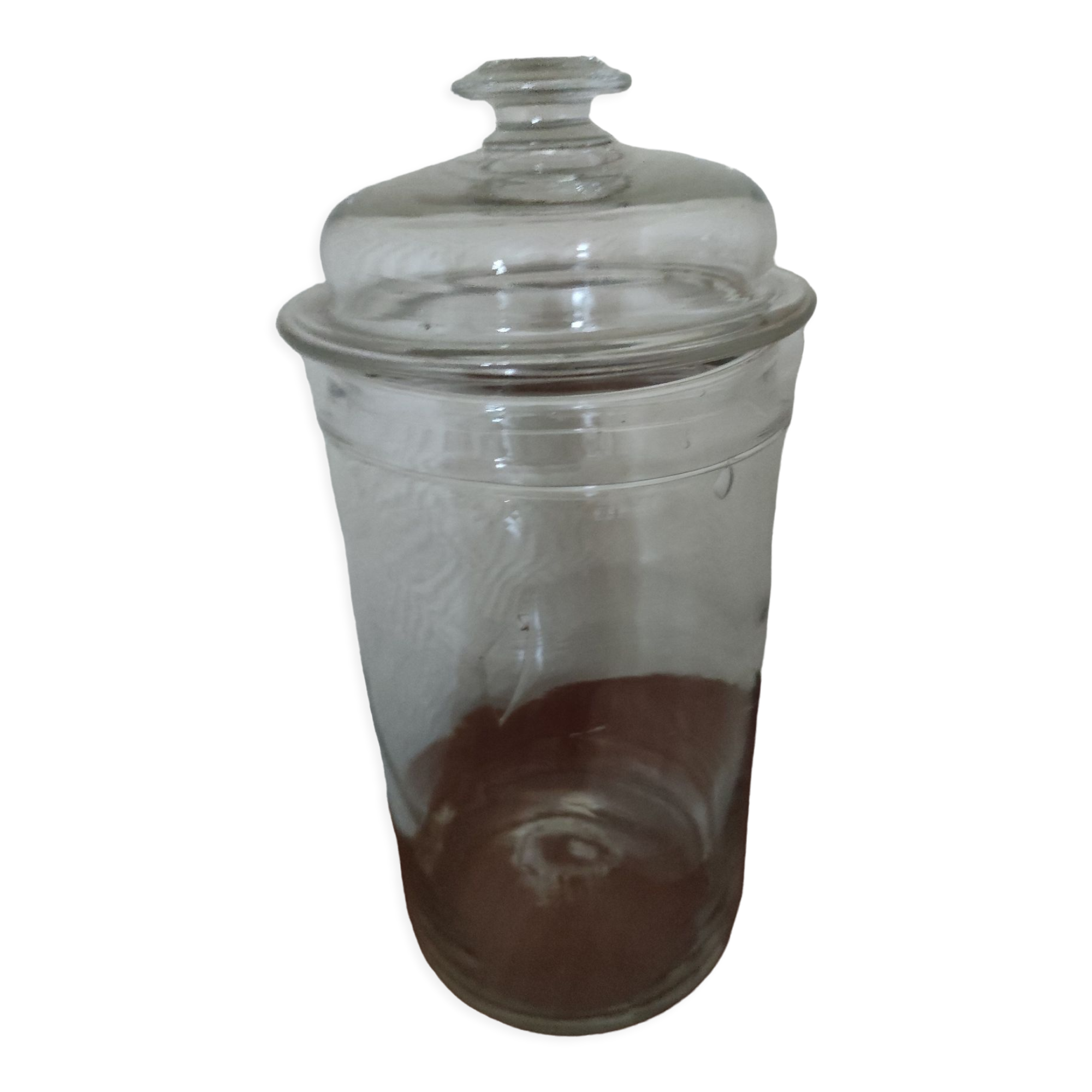Antique jar with lid