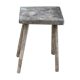 Rustic solid wood stool