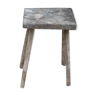 Rustic solid wood stool