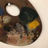 Wooden painter's palette