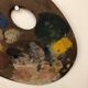 Palette de peintre en bois
