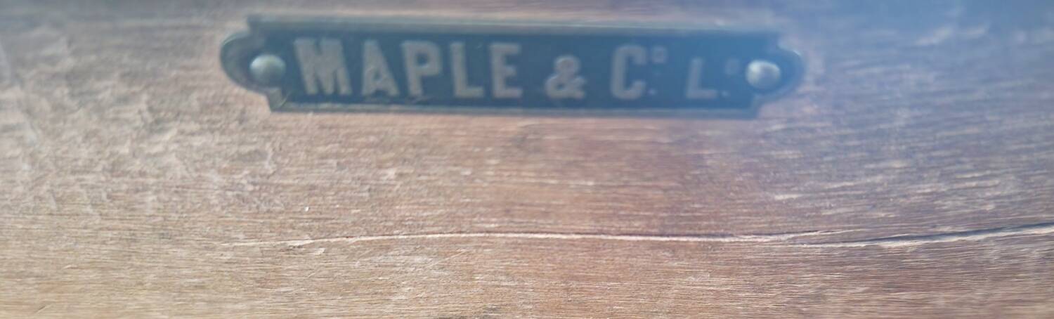 Antique mahogany sideboard signed Maple & Co, 19th century