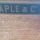 Antique mahogany sideboard signed Maple & Co, 19th century.