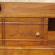Cozy oak with sliding doors and mirror, art deco era