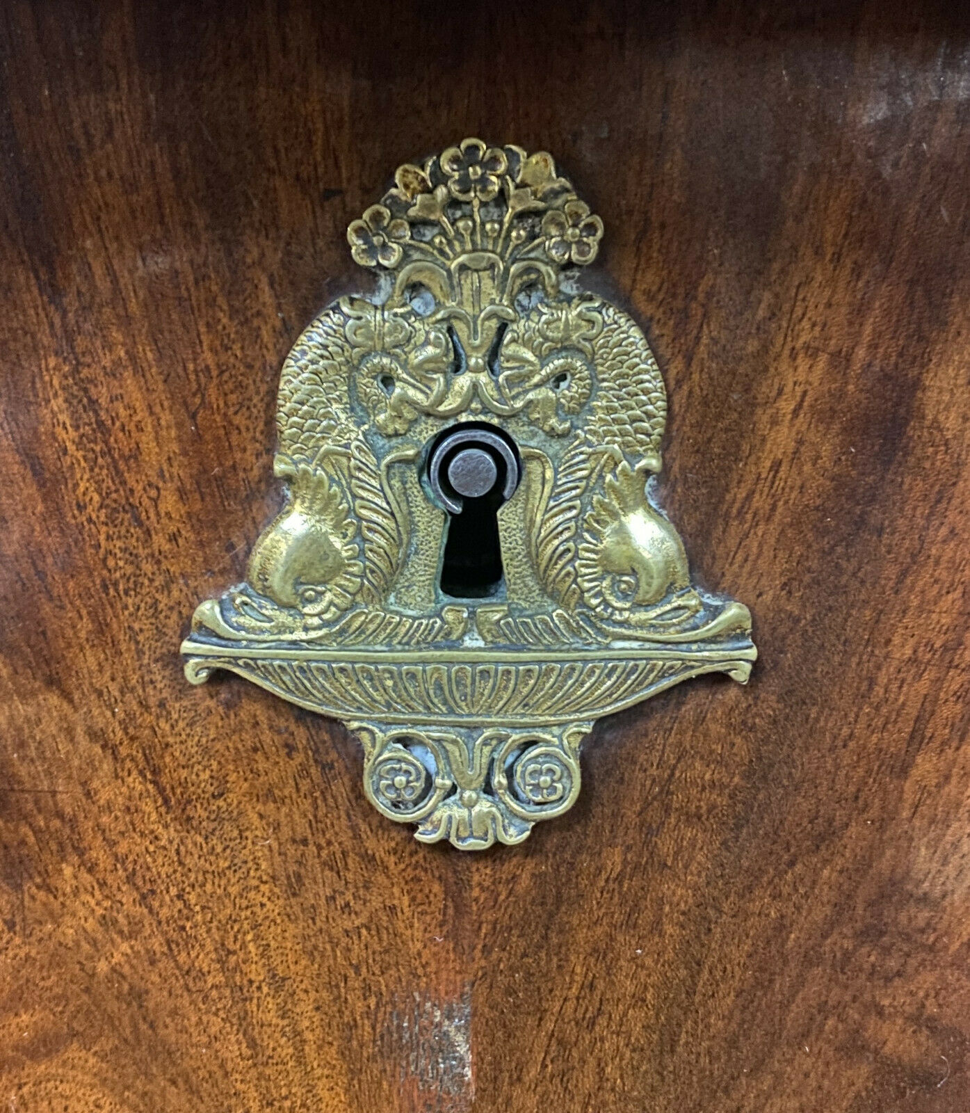 Secretary empire era in mahogany flamed around 1810