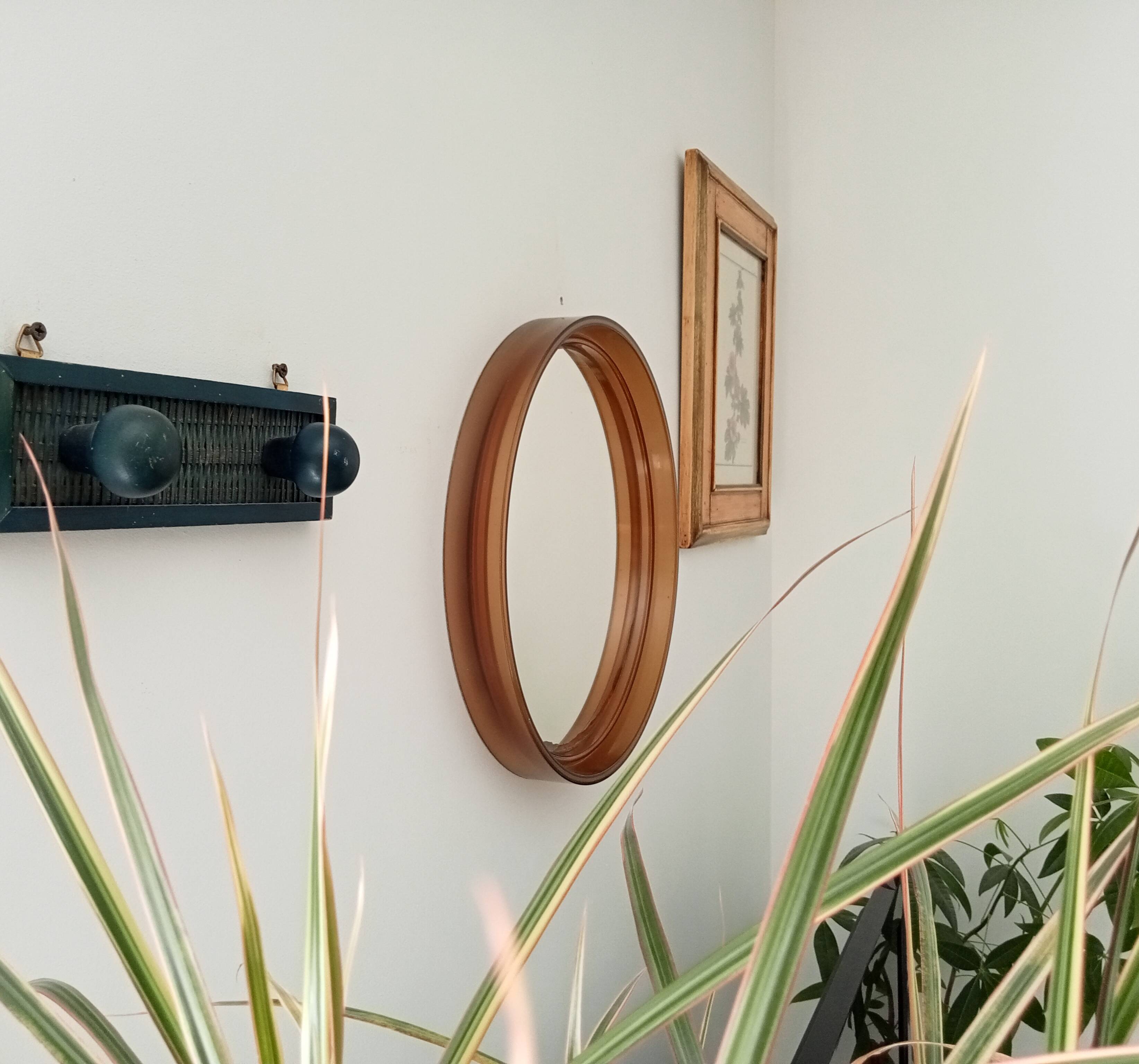 Vintage round mirror Gilac 40cm