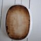 Aluminite Frugier gratin dish, porcelain with fire