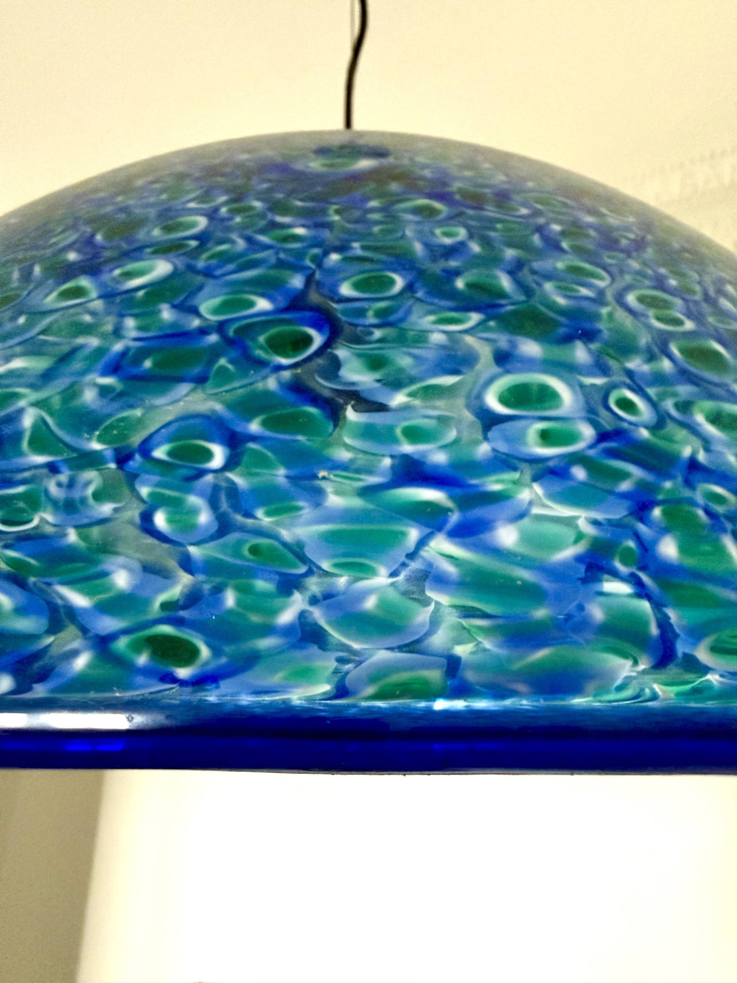 "Neverrino" suspension by Gae Aulenti, Vistosi edition.