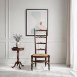 Rare nursing chair / Provençal armchair from the 19th century.
