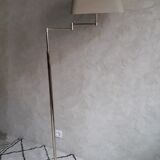Brass articulated floor lamp