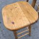 4 pine bar stools circa 1980