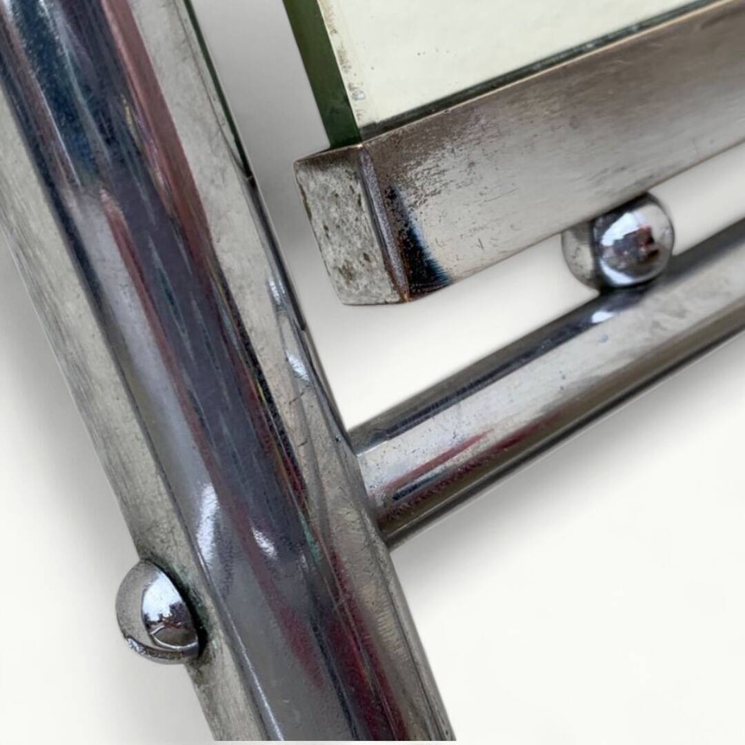 Chrome-plated aluminum entrance locker, 1950s