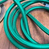 Vintage glass globe table lamp