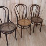 Set of six bistro chairs n°18 Thonet