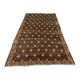 Vintage turkish rug 250x157 cm shabby distressed carpet large