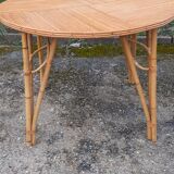 Vintage rattan lounge table