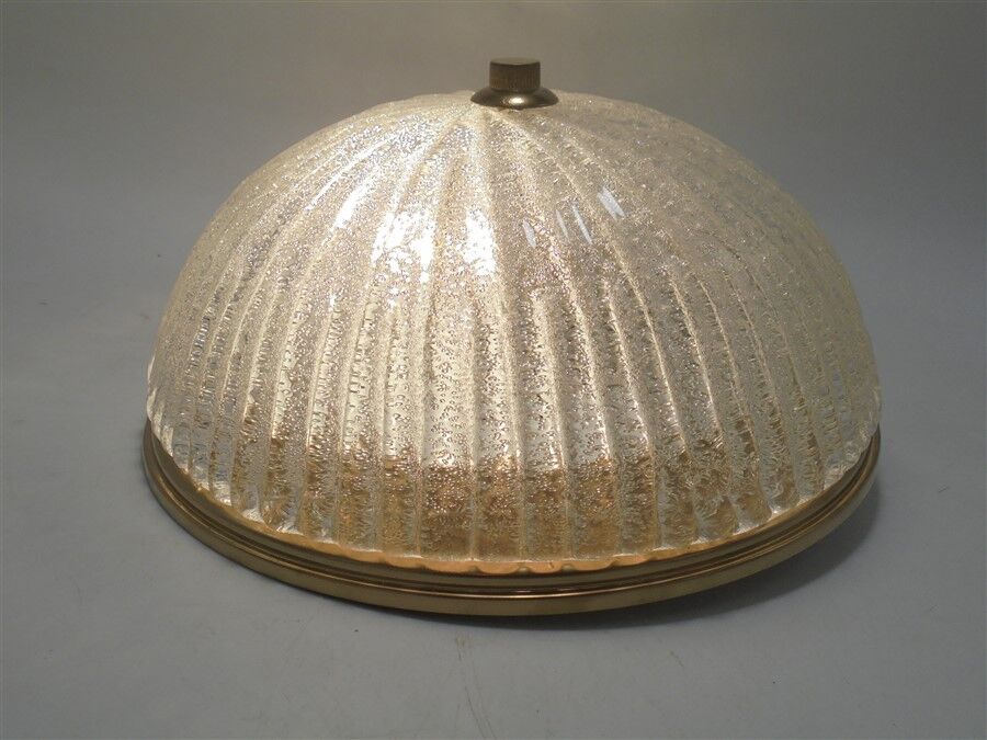 Bubbled glass ceiling lamp