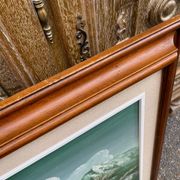 Original Italian painting Antonio Ponticelli oil on canvas landscape 140x82c