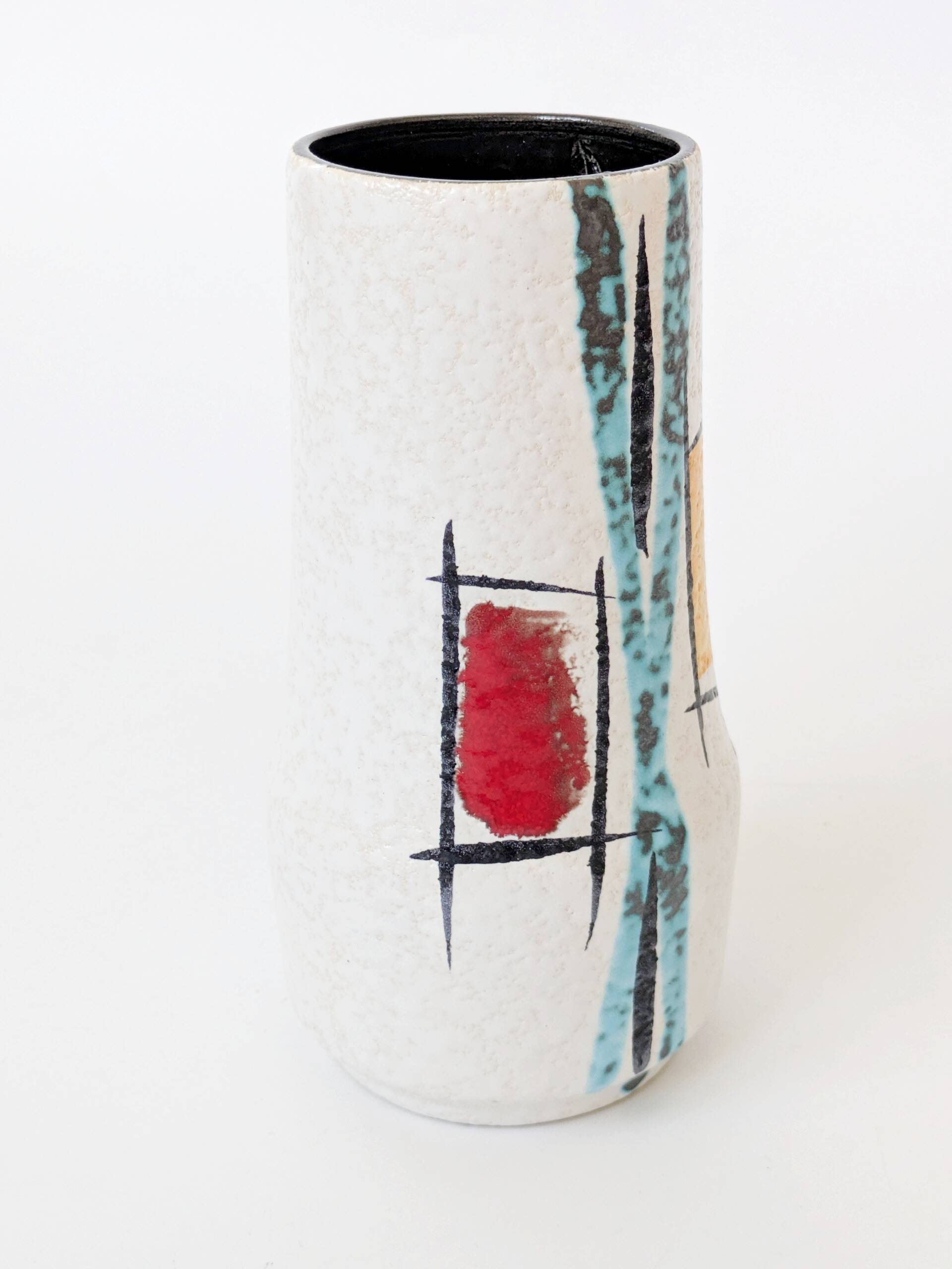 Sculptural vase Midcentury Scheurich, West Germany, 1960s