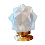 Lamp to install with polyedric glass globe 1930