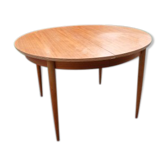 Table ronde vintage pieds fuselés