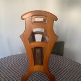 Wooden magazine rack