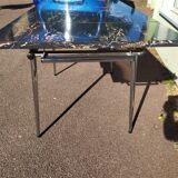 Formica black marble dining table - 1960 - Supermatic - vintage