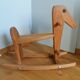 Wooden rocking horse