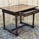 19th century oak side table