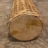 Bottle surrounded wicker