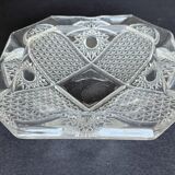 Vintage molded glass ashtray